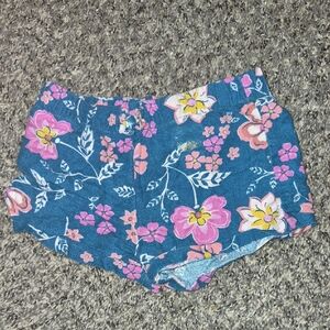 Carter's Blue Floral Kids Shorts